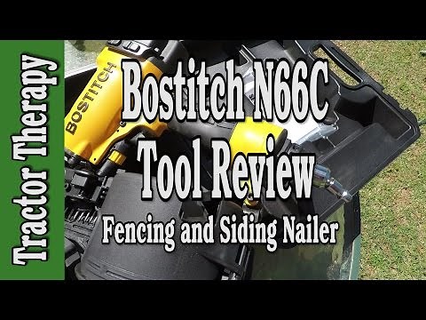 Tool Review - Bostitch N66C Siding and Fencing Nailer