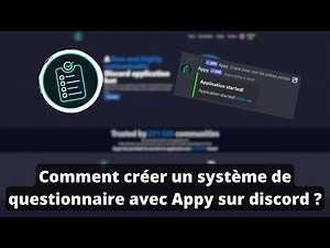 Comment créer un système de questionnaire avec Appy sur discord ?