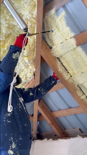 Foam is the insulation that never needs replacing.