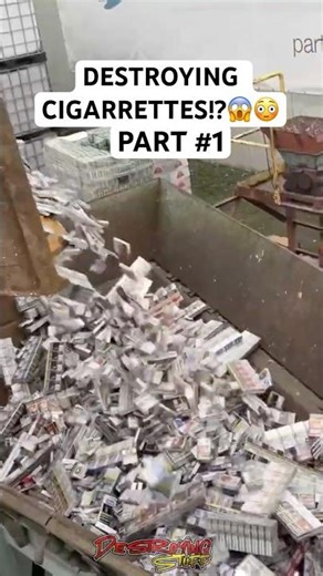 Destroying Cigarette Packs | Part 1 (Oddly Satisfying) 💥🔥
