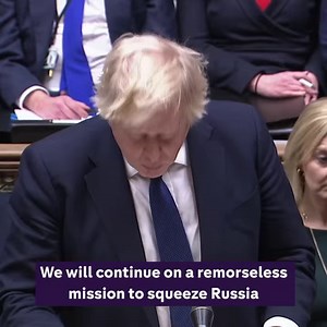 19K views · 393 reactions | “We will continue on a remorseless mission to squeeze Russia from the global economy piece by piece”. Boris Johnson says the UK will work with allies to ensure that Putin’s “squalid venture” ultimately fails - as he announces a wave of new sanctions against Russia. | Channel 4 News | Facebook