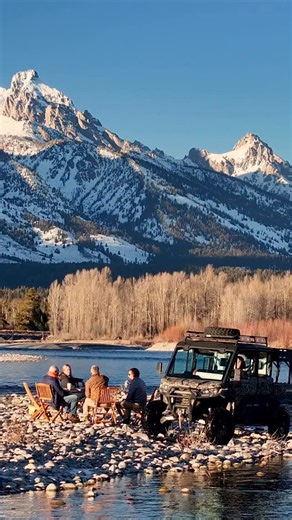 It wasn’t just a showing. It was a moment — lunch set right in the Snake River, the Tetons watching over us. To feel the stillness. To feel the scale. To feel the value beyond walls and windows. That’s what moved my buyer. The Bar B Bar River Estate, last listed at $43M, is now under contract. With me, you find more than a home. You find a way of life. #luxuryrealeatate #JacksonHole #luxuryproperty #luxuryrealtor #yellowstone | Latham Jenkins Real Estate - Jackson Hole