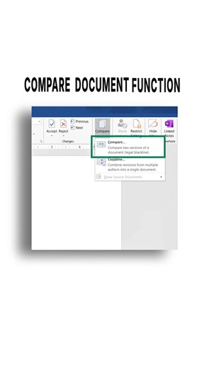 VanDunk Edits | Academic and Book Editing Expert on Instagram: "One tool that has been saving my life lately: Microsoft Word’s Compare Documents feature. If you’ve ever worked on a document with an editor or co-writer and suddenly realized: – Someone forgot to turn on Track Changes – There are multiple versions flying around – And you have no idea what’s new or what changed This feature fixes that. You upload the two versions, and Word shows the differences like Track Changes was on the whole ti