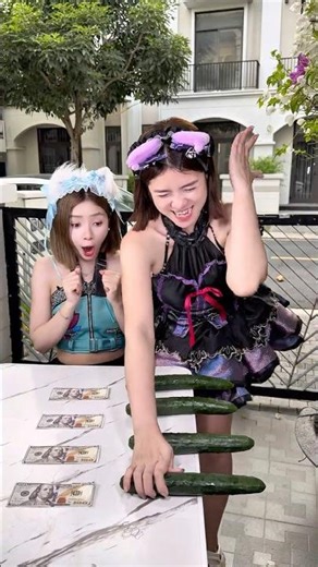 Cucumber smashing challenge 🤣