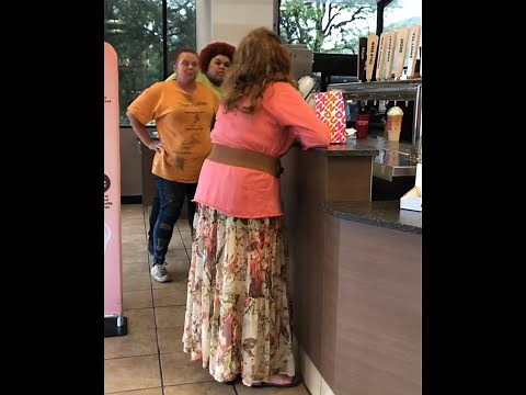 White trash Karen gone wild