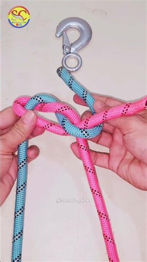 Easy Rope Knot 💡 Step by step learning 17