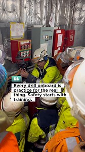 Onboard training keeps the crew confident, prepared & safe at sea. | Chief Jep