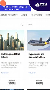 Educators, visit our NGSS-aligned lesson library! We have over 50 NGSS aligned lessons covering variety of performance expectations, plus there are NEW lesson plans that just dropped along with our new X-STEM All Access episodes. As always, ALL of our resources are FREE https://usasciencefestival.org/lesson-plan-library/ #ngss #scienceteacher #teachersofthegram #educatorsofinstagram #educators #foryoupage #explorepage #stem #teachersofig #engineering #science #stemeducation | USA Science Festiva