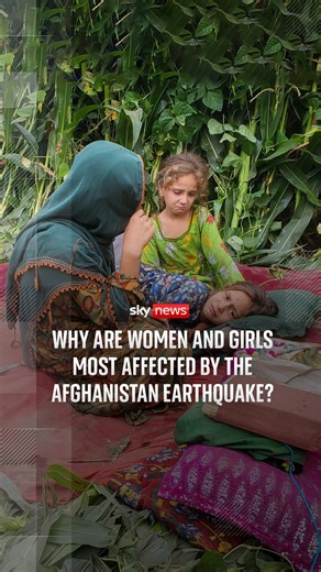 Why are women and girls most affected by the Afghanistan earthquake? Sky's Yalda Hakim explains | Sky News