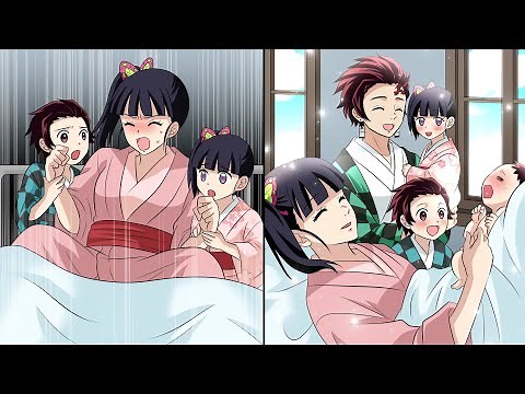 Pregnancy and childbirth secret story of the third child of the Tanjiro and Kanawo couple
