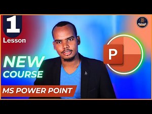 Casharka 1aad ee PowerPoint | Baro Sida Loo Bilaabo PowerPoint.