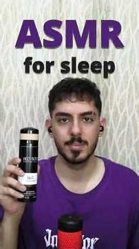 ASMR Tingly perfume spray Triggers for Sleep 😴😴🧠🫠 #asmr #asmrshorts