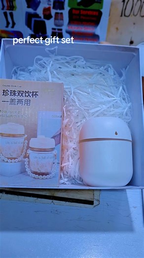 Stylish Water Bottle Humidifier and Phone Holder Set