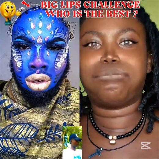 Big lips 👄 challenge FYP 🔥 subscribe for more video ▶️ please 🙏