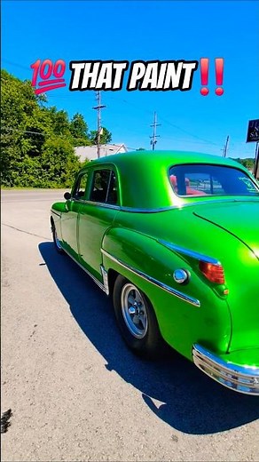 🤩 Gorgeous 1949 Plymouth Deluxe | Cars Leaving Car Show #classiccars #paint #chrysler