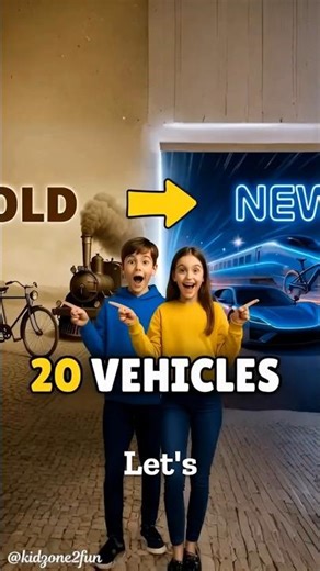 Old vs New Cars for Kids! 🚗 Which is Cooler? Mr. Genie Part 1 #OldVsNew #CarsForKids