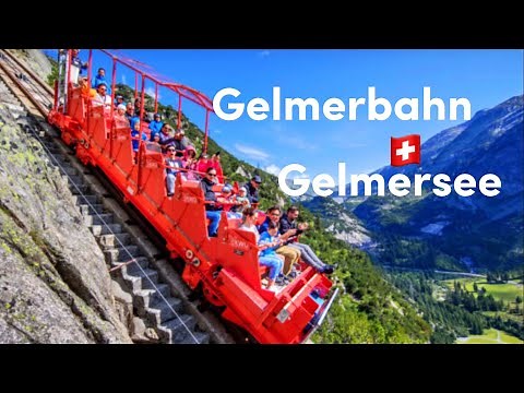 Gelmerbahn🇨🇭Lake Gelmer / Mountain Roller Coaster🎢 Funicular / Switzerland