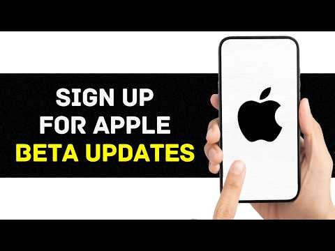 How to Sign Up for Apple Beta Updates on iPhone | iOS Beta Program Guide