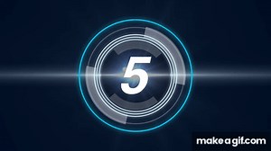 Video Intro HD **Futuristic countdown timer** Free Youtube Intro & Video Background on Make a GIF