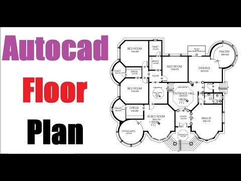 AutoCAD Professional Floor Plan Explained Step by Step
