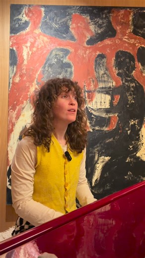 Rae Morris on Instagram: "So many memories in this song. The first @fryars and I wrote together. Performing it lots on tour with @tompeterodell and ultimately recording a version for my first album produced by @yardmanflo. An evening in a studio with Chris Martin teaching him how to play it at the piano. Big contrast to todays calpol and sick stained shirt but that’s what yellow sweater-vests are for! song #21 - Grow by me #adventcalendar"
