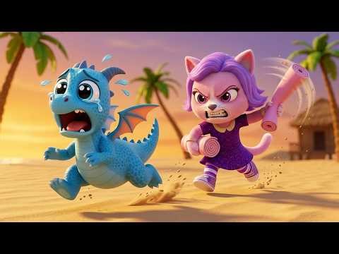 The Dragons Took Over the Beach, too many dragons everywhere | Kids Adventure Story | Pop Patrol