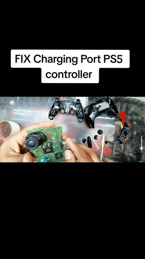 Reparación del Puerto de Carga del Controlador PS5