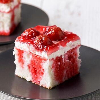 Cherry poke cake