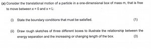 (a) Consider the translational motion of a particle in a one-di... | Filo