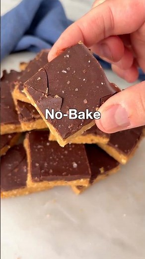 Healthier Peanut Butter Bars (No Bake)