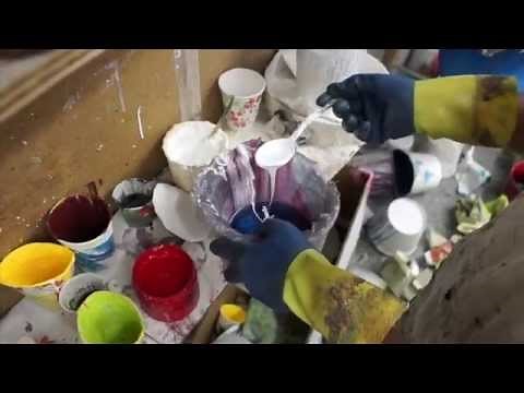 Surfboard Color Work: Foam Stain