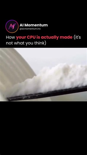 AI Momentum on Instagram: "Throughout CPU production, flaws emerge when minuscule contaminants, photolithography errors, or chemical variations corrupt transistors within specific cores. Given that modern processors contain billions of transistors, producing a flawless wafer is virtually unattainable. Following fabrication, each CPU undergoes rigorous testing to identify which cores remain functional. Damaged cores are permanently isolated through methods like fuse burning or precise laser ablat