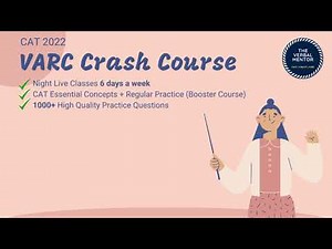 CAT VARC Crash Course 2022 | VARC 1000 + Practice Questions | Night Live Classes
