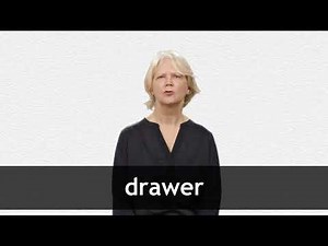 How to pronounce DRAWER in American English
