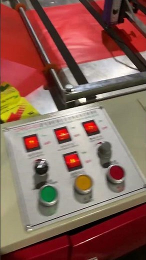 Single Line Hot Sealing & Cutting Bag Making Machine | Running Demonstration