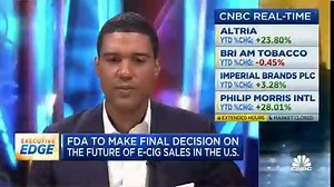 FDA to make final decision on the future of e-cig sales in the U.S.