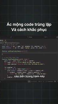 Ác mộng code trùng lặp - Và cách khắc phục! ✅