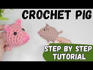 NO SEW Amigurumi Mini Pig