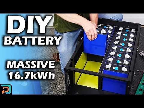 Massive DIY Solar Battery Build Step by Step!