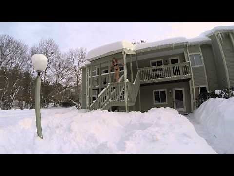 Brazilian Bikini snow jump!! #BostonBlizzardChallenge 2015