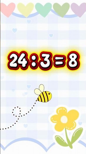 DIVISION TABLE BY 3 ➗ Children learn division tables. multiplication tables #learning