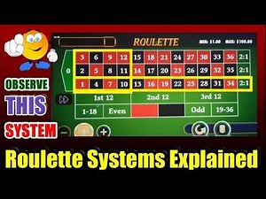 ROULETTE SYSTEMS EXPLAINED ♣️ Observe This Strategy ♦️ DOZENS AND COLUMNS ♠️