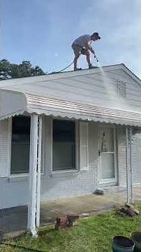 Clear choice aluminum awning cleaning