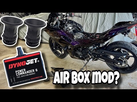 Ninja 500 Gets ALL The Power Mods [Dynojet Power Commander 6 Install]