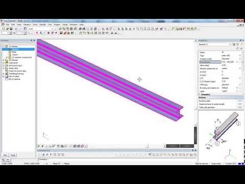 Basic overview of Scia Engineer's interface