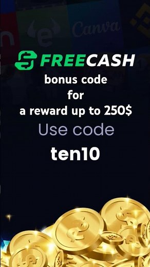 Freecash bonus code! Win up to $250 for free! 2024 and 2025 method! #freecash #makemoneyonline