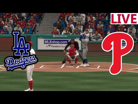 🔴LIVE 🔴Los Angeles Dodgers vs Philadelphia Phillies/ October 04/Baseball post season/MLB THE SHOW 25
