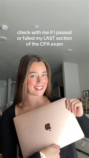 Lindsie on Instagram: "check with me if I passed or failed my very last section of the cpa exam🙊🙊🙊 #cpaexam #cpaexamlife #accounting"