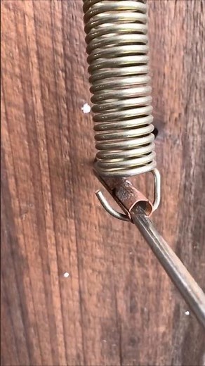 Easy Spring Stretching Trick Simple Tool Installation Method #springtool #toolhack #shortsfeed