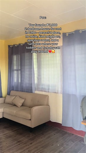2-Bedroom House for Rent in Cebu at ₱7,000